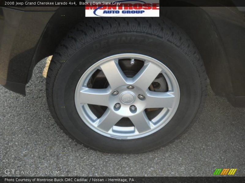 Black / Dark Slate Gray 2008 Jeep Grand Cherokee Laredo 4x4