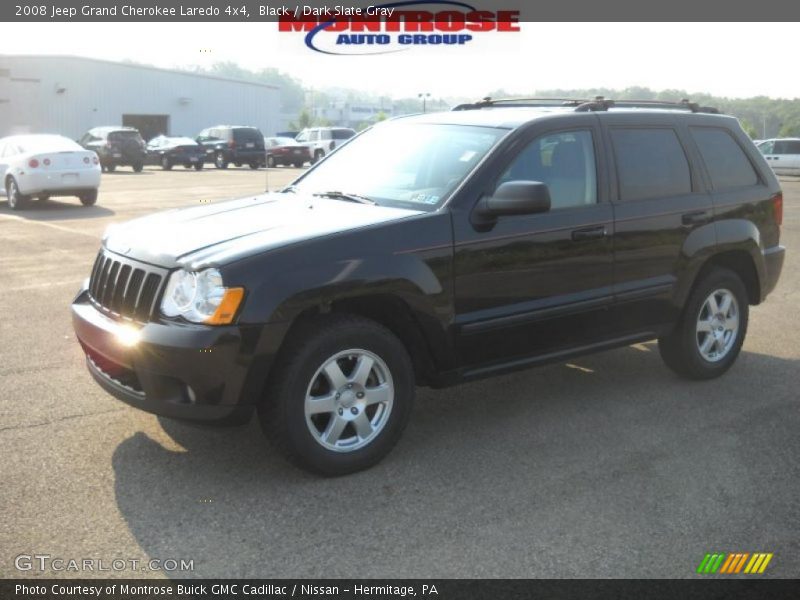 Black / Dark Slate Gray 2008 Jeep Grand Cherokee Laredo 4x4