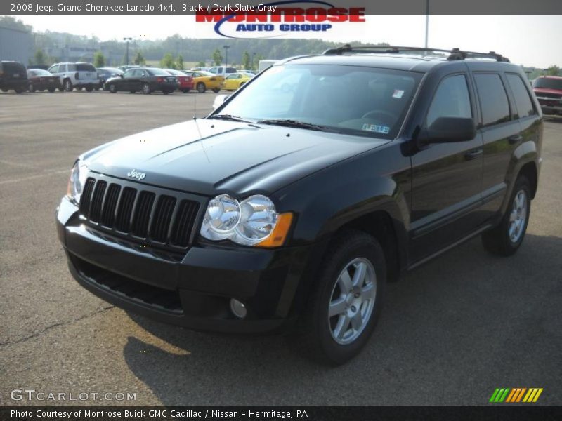 Black / Dark Slate Gray 2008 Jeep Grand Cherokee Laredo 4x4
