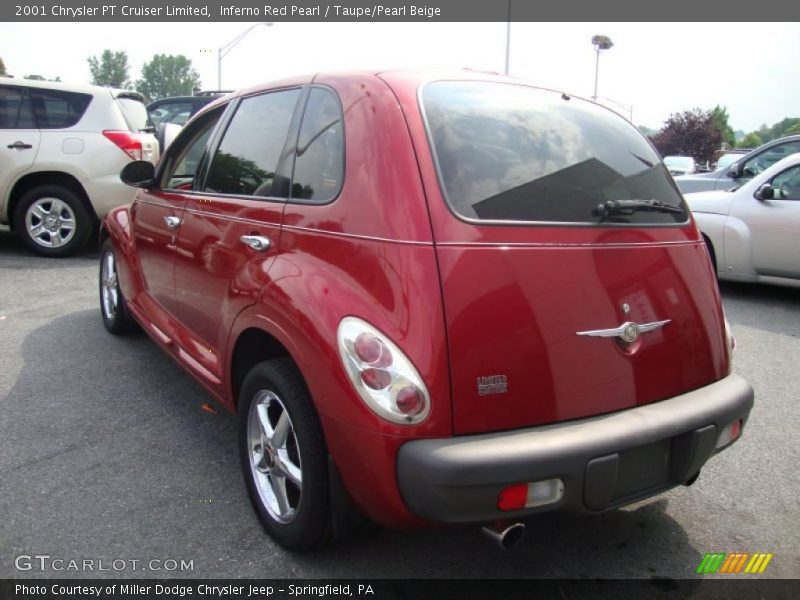 Inferno Red Pearl / Taupe/Pearl Beige 2001 Chrysler PT Cruiser Limited
