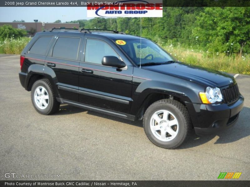 Black / Dark Slate Gray 2008 Jeep Grand Cherokee Laredo 4x4