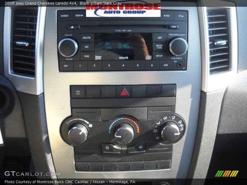 Black / Dark Slate Gray 2008 Jeep Grand Cherokee Laredo 4x4