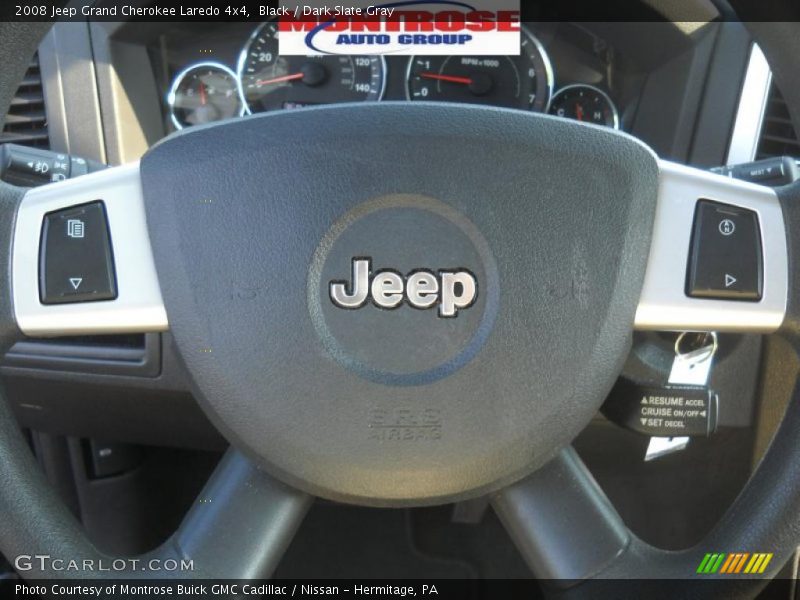 Black / Dark Slate Gray 2008 Jeep Grand Cherokee Laredo 4x4