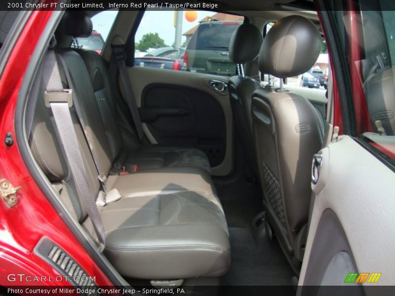 Inferno Red Pearl / Taupe/Pearl Beige 2001 Chrysler PT Cruiser Limited
