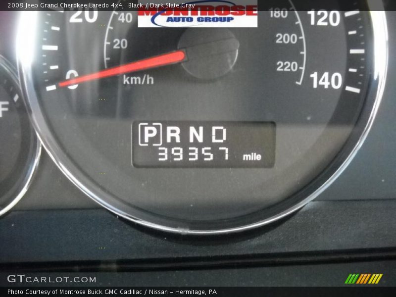 Black / Dark Slate Gray 2008 Jeep Grand Cherokee Laredo 4x4