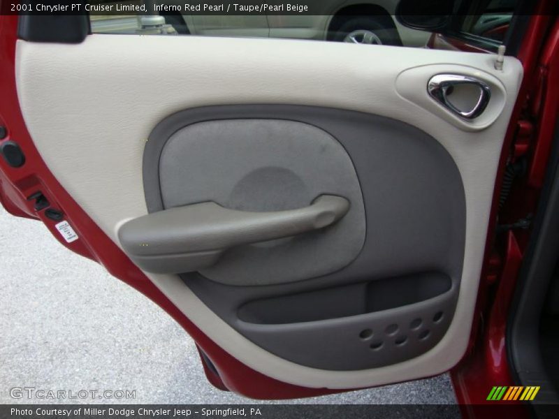 Inferno Red Pearl / Taupe/Pearl Beige 2001 Chrysler PT Cruiser Limited