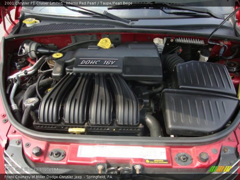 Inferno Red Pearl / Taupe/Pearl Beige 2001 Chrysler PT Cruiser Limited