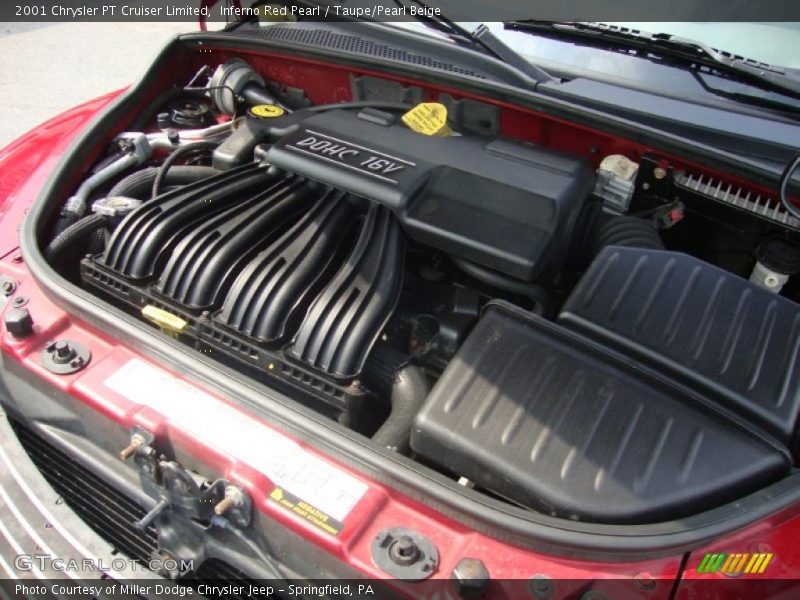 Inferno Red Pearl / Taupe/Pearl Beige 2001 Chrysler PT Cruiser Limited
