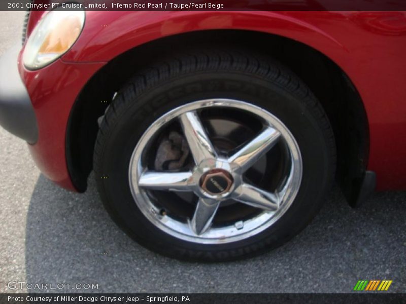 Inferno Red Pearl / Taupe/Pearl Beige 2001 Chrysler PT Cruiser Limited