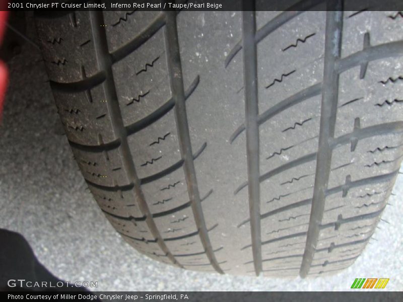 Inferno Red Pearl / Taupe/Pearl Beige 2001 Chrysler PT Cruiser Limited