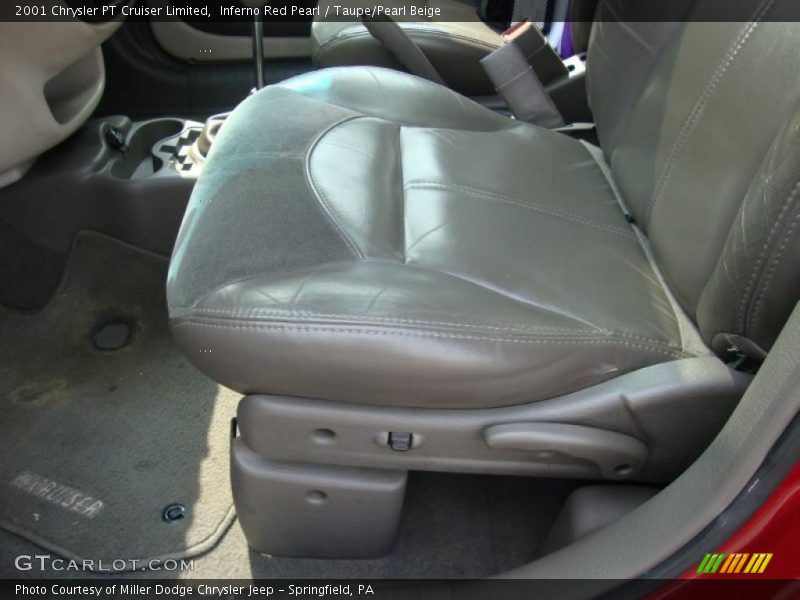 Inferno Red Pearl / Taupe/Pearl Beige 2001 Chrysler PT Cruiser Limited