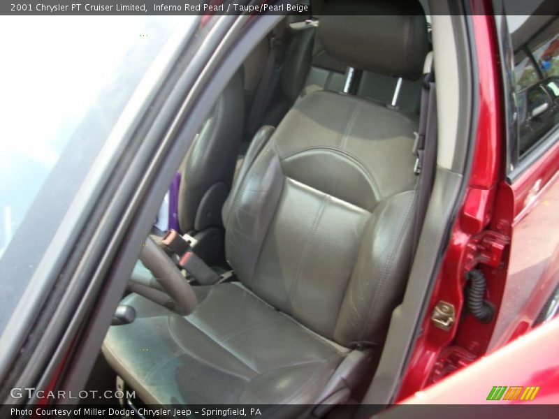 Inferno Red Pearl / Taupe/Pearl Beige 2001 Chrysler PT Cruiser Limited