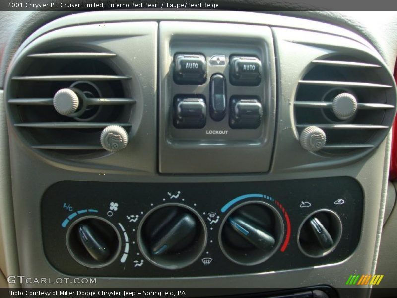Inferno Red Pearl / Taupe/Pearl Beige 2001 Chrysler PT Cruiser Limited