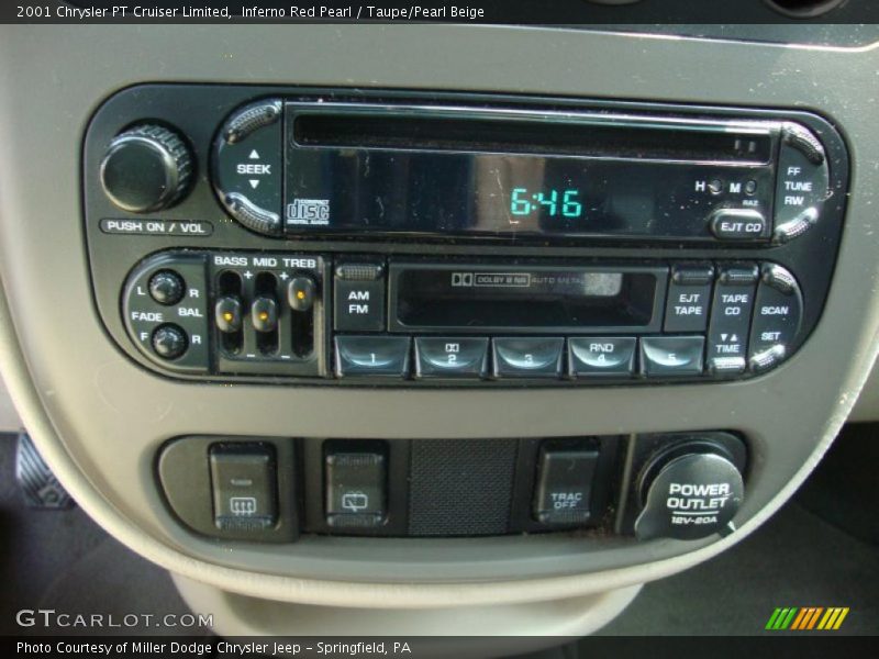 Inferno Red Pearl / Taupe/Pearl Beige 2001 Chrysler PT Cruiser Limited