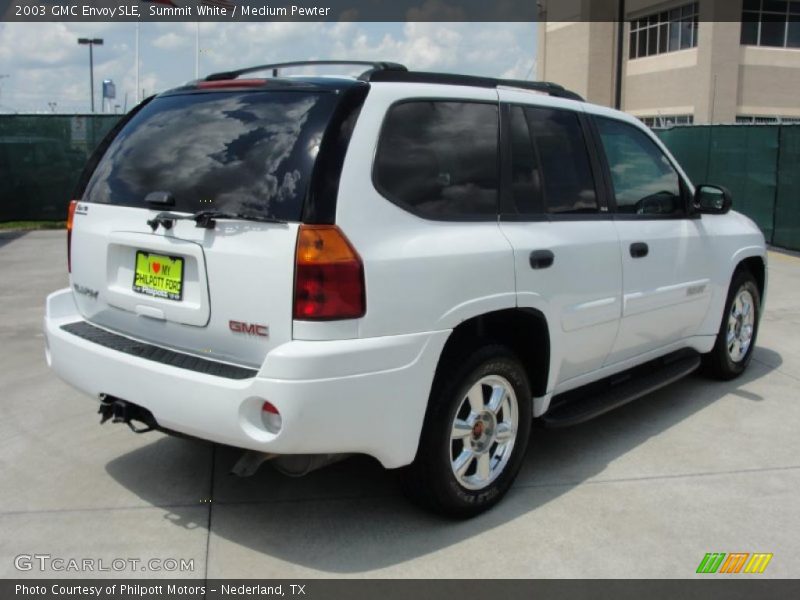 Summit White / Medium Pewter 2003 GMC Envoy SLE