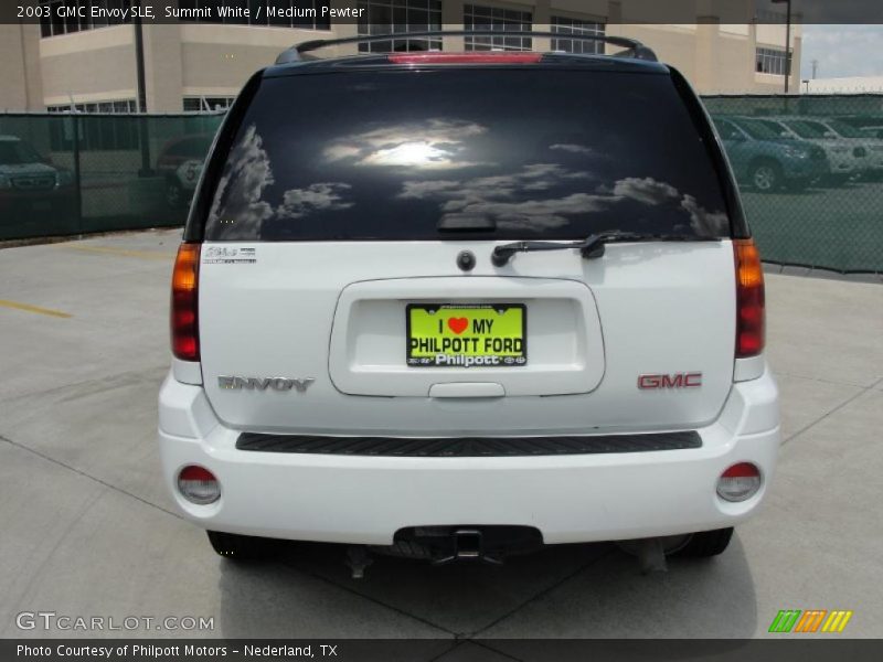 Summit White / Medium Pewter 2003 GMC Envoy SLE