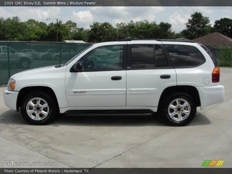 Summit White / Medium Pewter 2003 GMC Envoy SLE