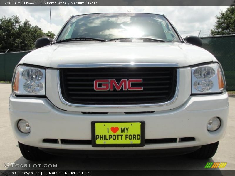 Summit White / Medium Pewter 2003 GMC Envoy SLE