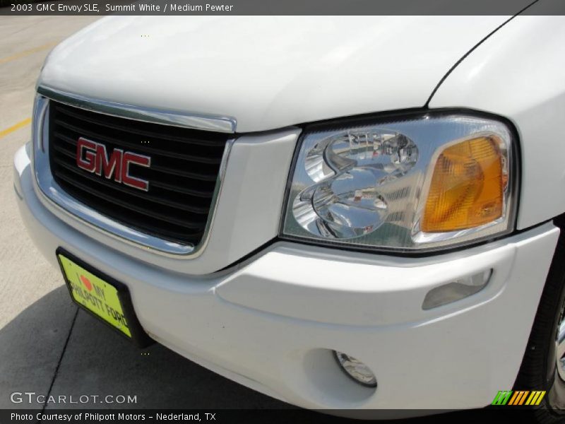 Summit White / Medium Pewter 2003 GMC Envoy SLE