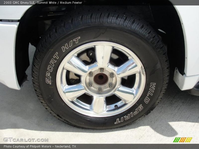 Summit White / Medium Pewter 2003 GMC Envoy SLE