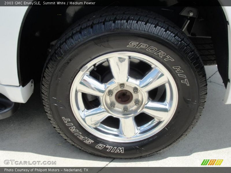 Summit White / Medium Pewter 2003 GMC Envoy SLE