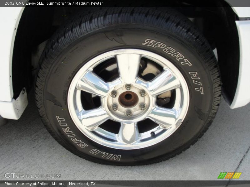 Summit White / Medium Pewter 2003 GMC Envoy SLE