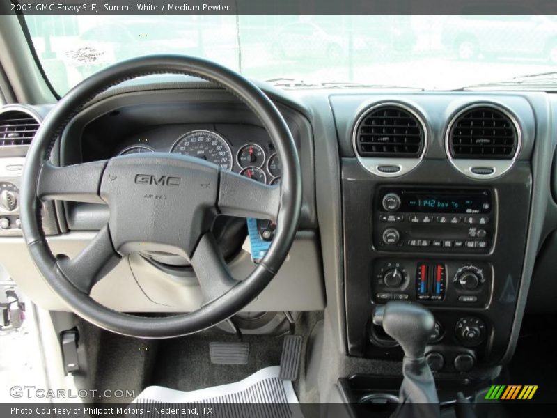 Summit White / Medium Pewter 2003 GMC Envoy SLE