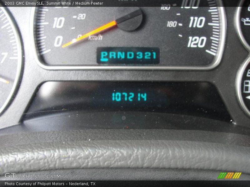 Summit White / Medium Pewter 2003 GMC Envoy SLE