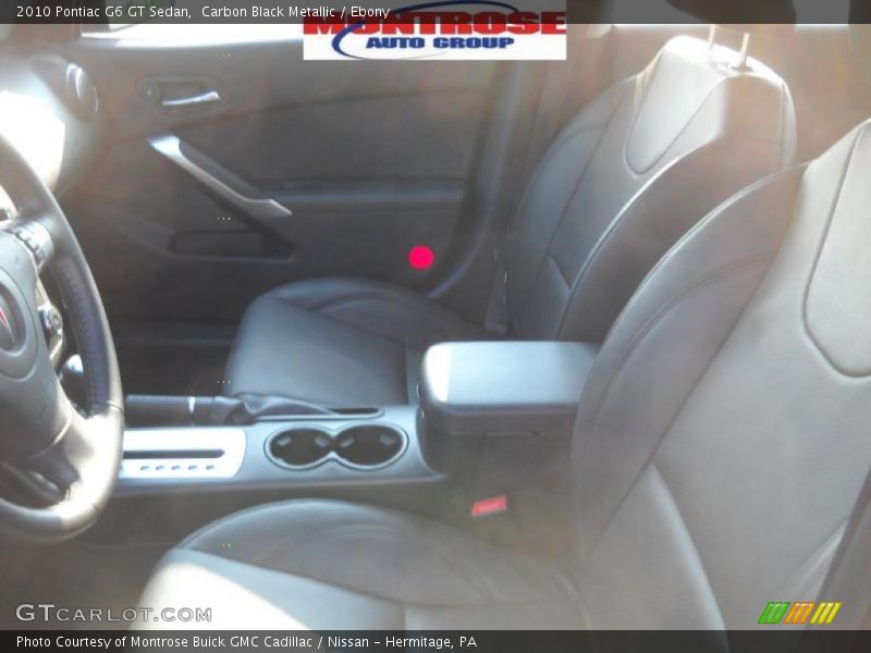 Carbon Black Metallic / Ebony 2010 Pontiac G6 GT Sedan