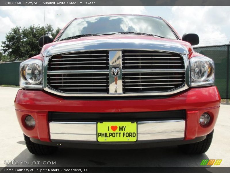 Summit White / Medium Pewter 2003 GMC Envoy SLE