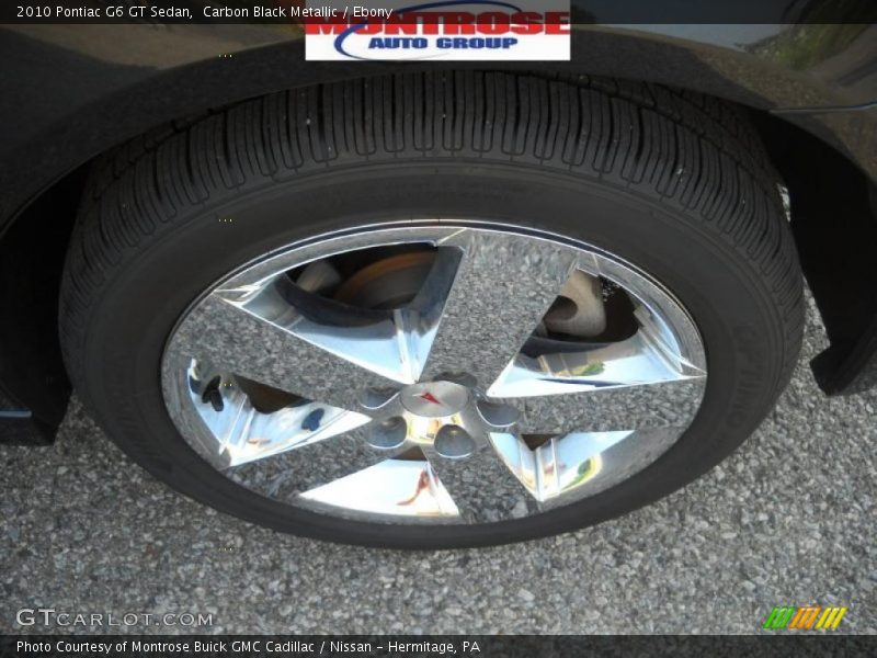 Carbon Black Metallic / Ebony 2010 Pontiac G6 GT Sedan