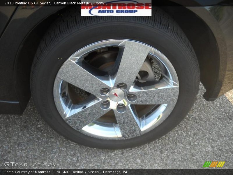 Carbon Black Metallic / Ebony 2010 Pontiac G6 GT Sedan
