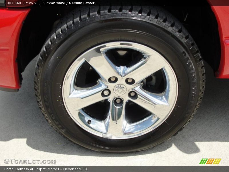 Summit White / Medium Pewter 2003 GMC Envoy SLE
