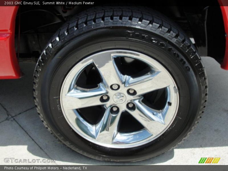Summit White / Medium Pewter 2003 GMC Envoy SLE