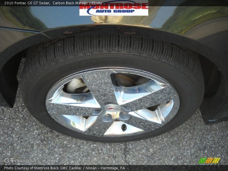 Carbon Black Metallic / Ebony 2010 Pontiac G6 GT Sedan
