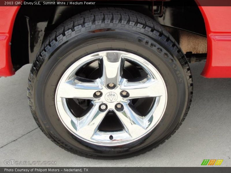 Summit White / Medium Pewter 2003 GMC Envoy SLE