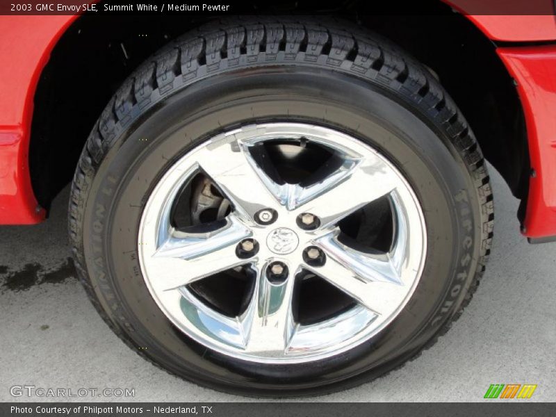 Summit White / Medium Pewter 2003 GMC Envoy SLE