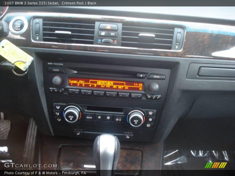 Crimson Red / Black 2007 BMW 3 Series 335i Sedan