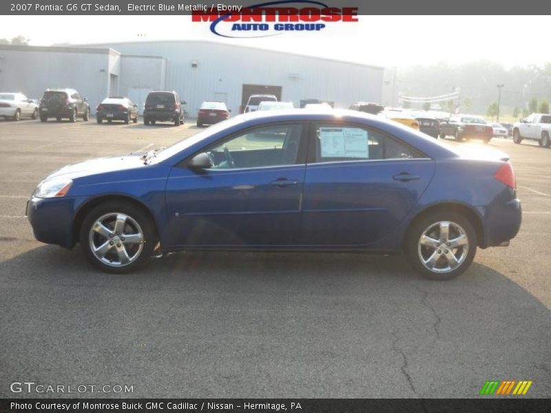 Electric Blue Metallic / Ebony 2007 Pontiac G6 GT Sedan