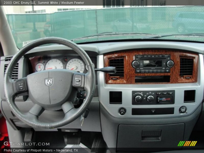 Summit White / Medium Pewter 2003 GMC Envoy SLE