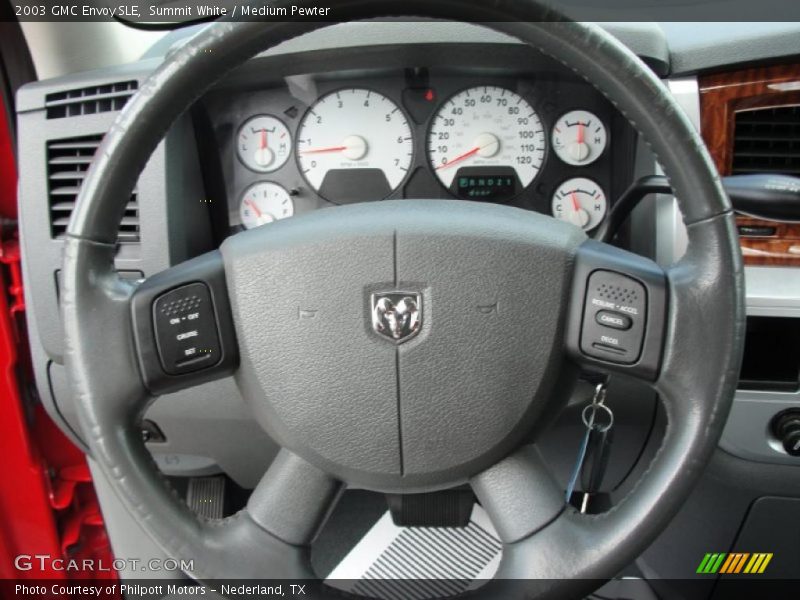 Summit White / Medium Pewter 2003 GMC Envoy SLE
