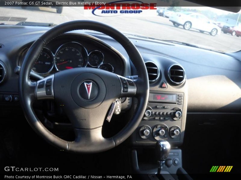 Electric Blue Metallic / Ebony 2007 Pontiac G6 GT Sedan