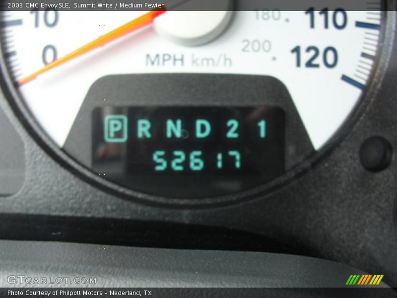 Summit White / Medium Pewter 2003 GMC Envoy SLE