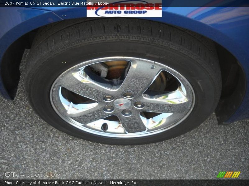 Electric Blue Metallic / Ebony 2007 Pontiac G6 GT Sedan