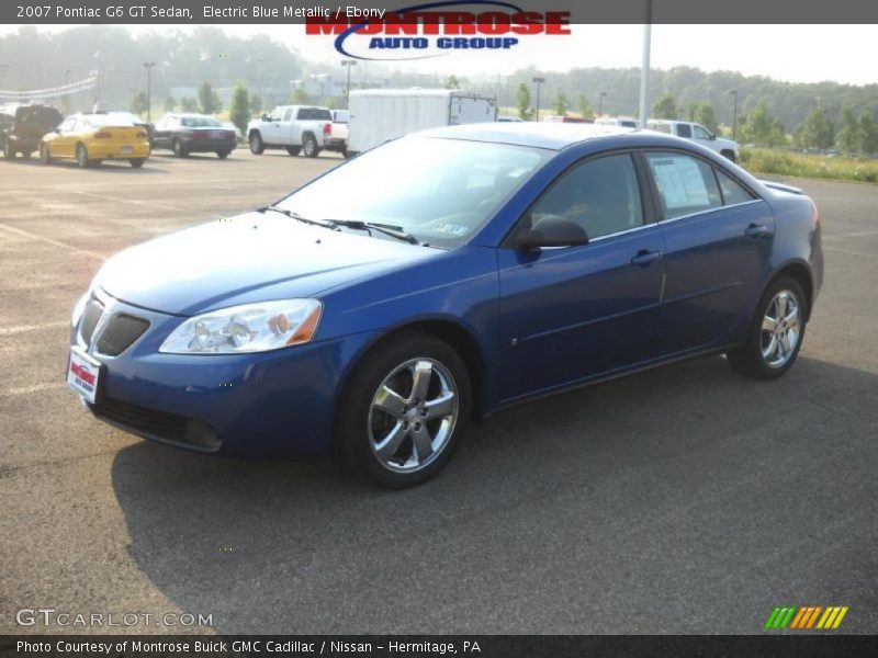 Electric Blue Metallic / Ebony 2007 Pontiac G6 GT Sedan