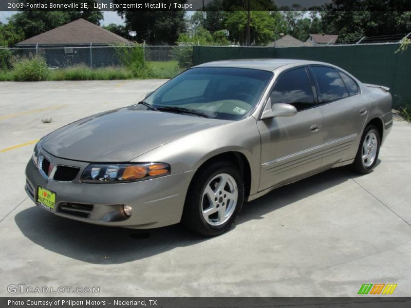 Light Bronzemist Metallic / Taupe 2003 Pontiac Bonneville SE