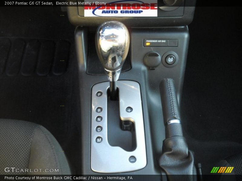 Electric Blue Metallic / Ebony 2007 Pontiac G6 GT Sedan