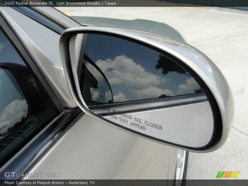 Light Bronzemist Metallic / Taupe 2003 Pontiac Bonneville SE