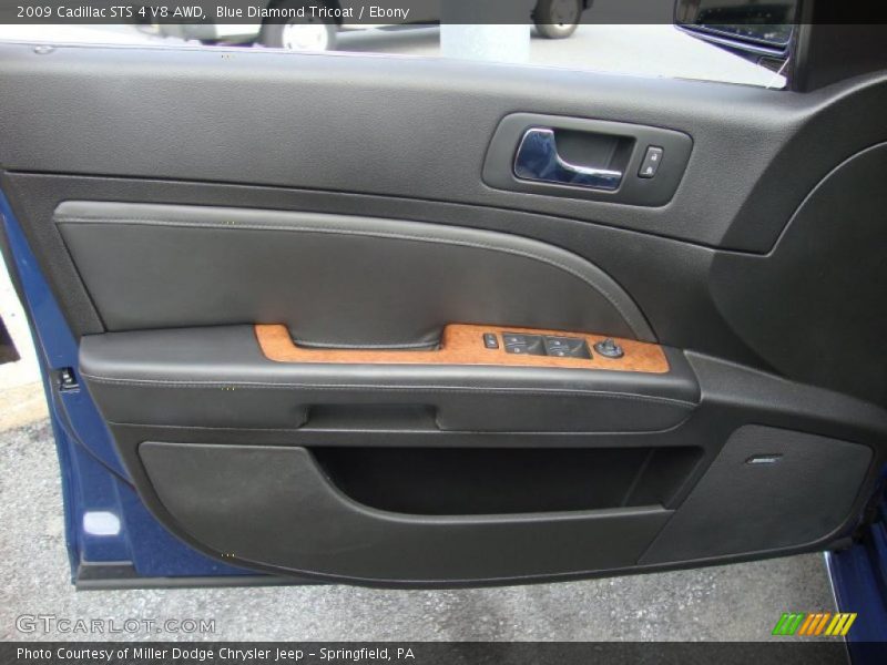 Blue Diamond Tricoat / Ebony 2009 Cadillac STS 4 V8 AWD