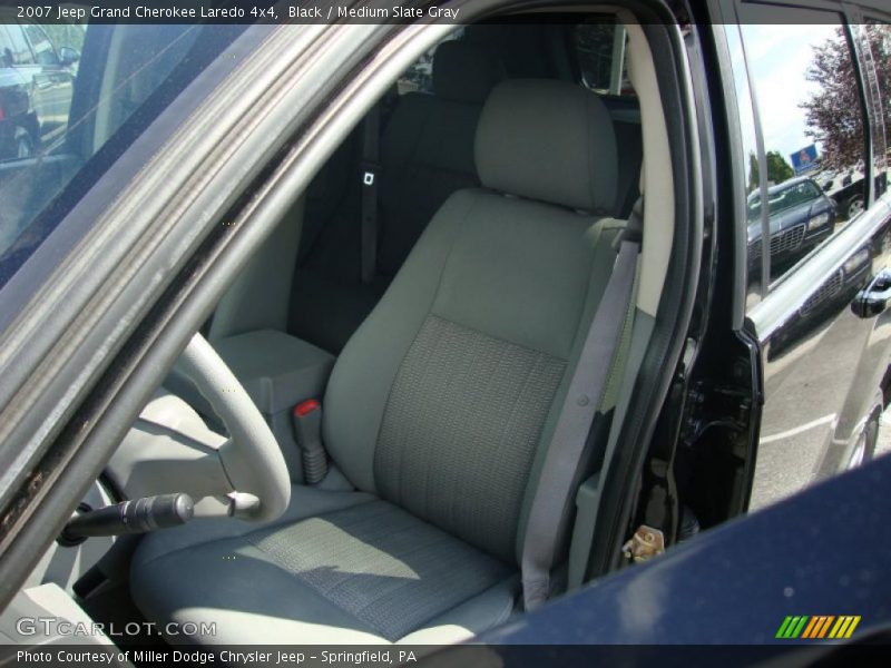 Black / Medium Slate Gray 2007 Jeep Grand Cherokee Laredo 4x4